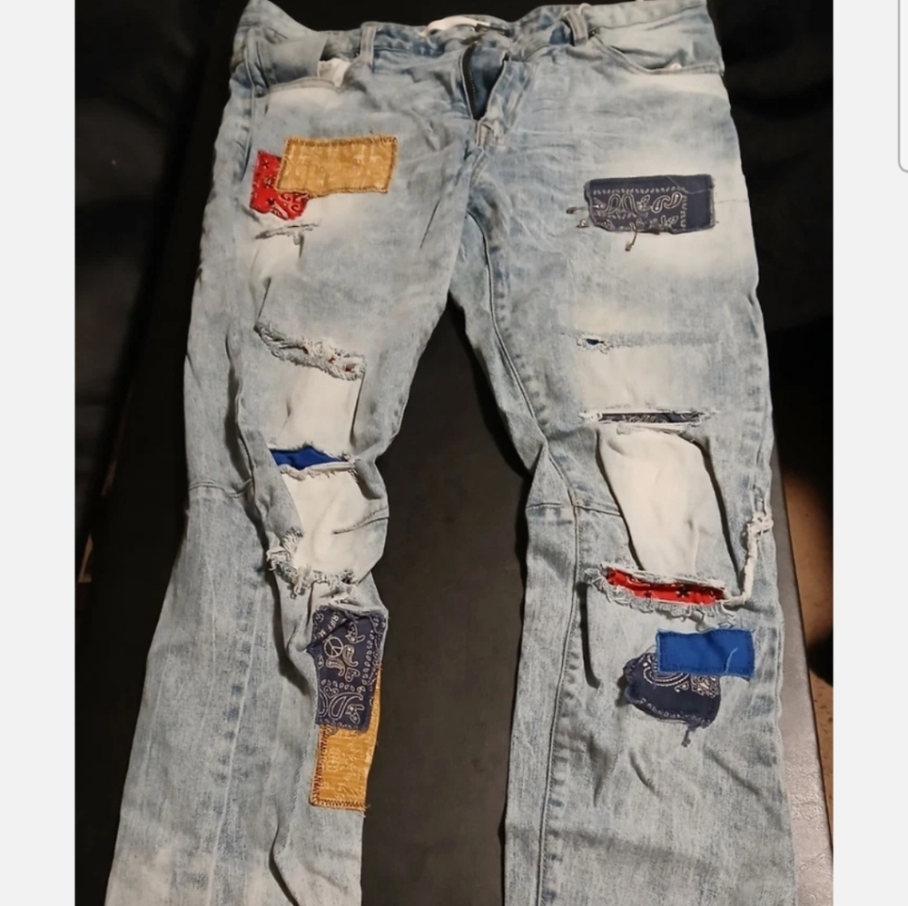 Mens Kloud 9 Blue Jean Size 36/32